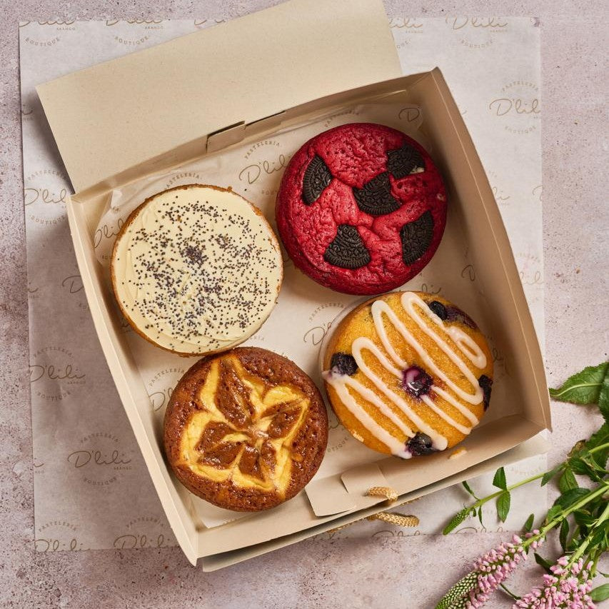Caja especial de 4 tortas minis surtidas