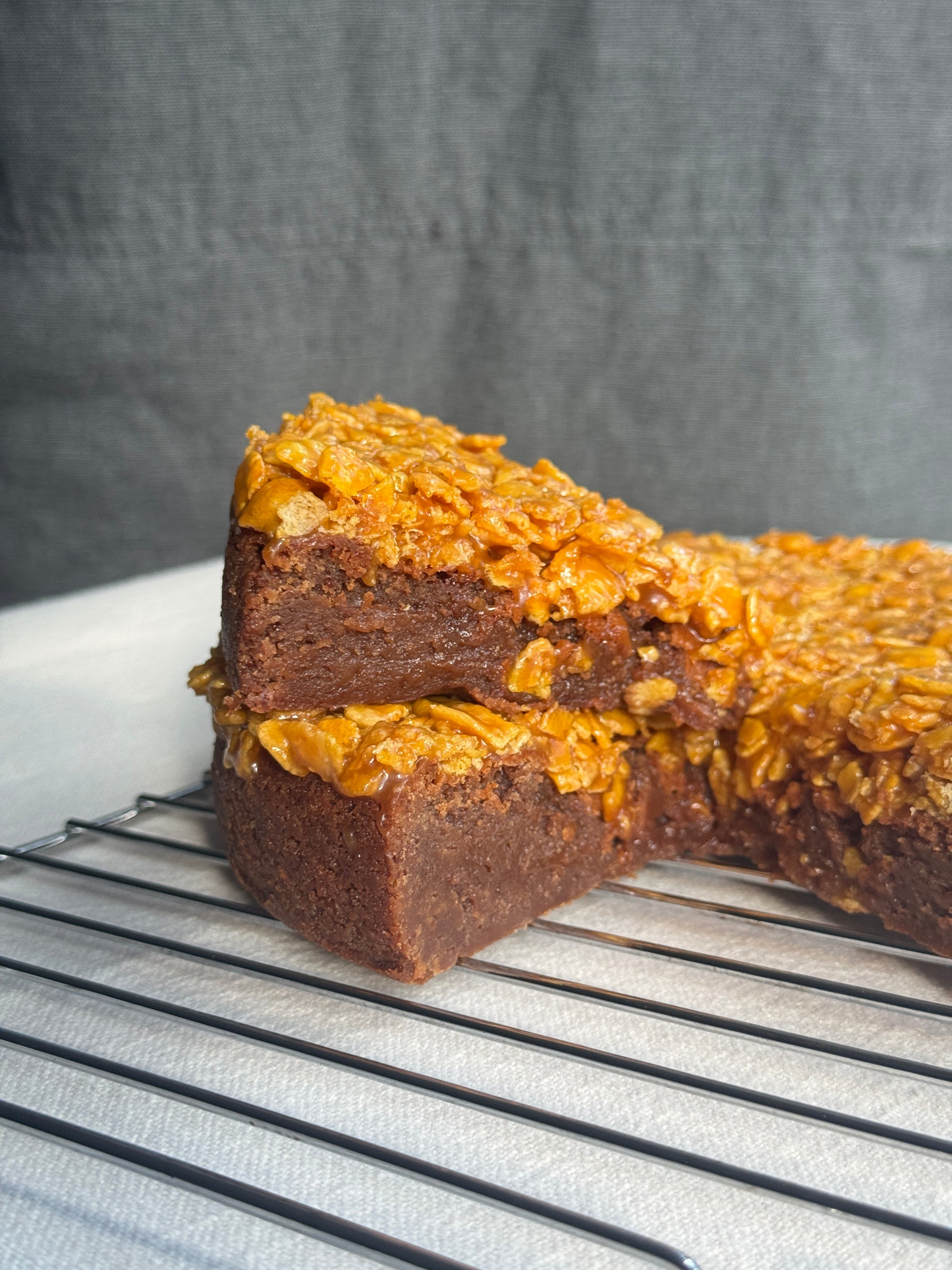 Brownie de Caramelo Crocante