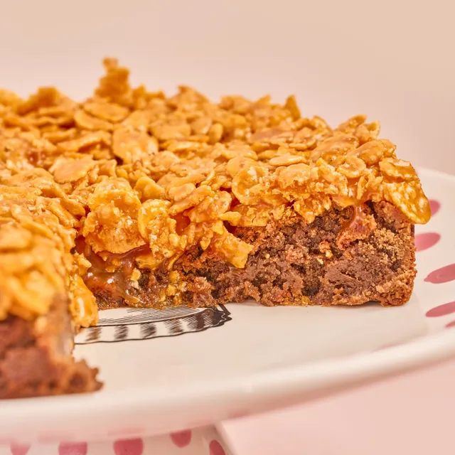 Brownie de Caramelo Crocante