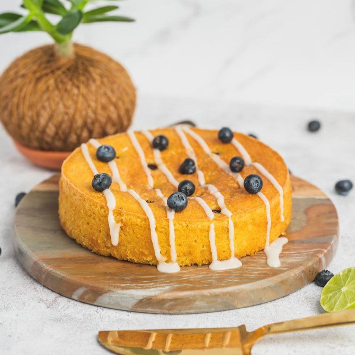 Torta de Natalia (Limón y Arándanos)