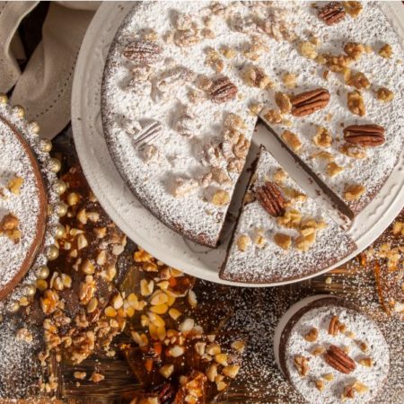 Torta de Brownie Praline