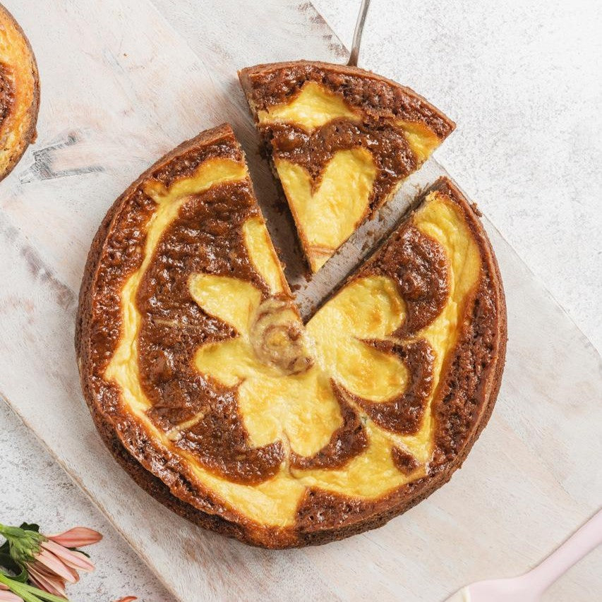 Torta de Cheesecake Brownie
