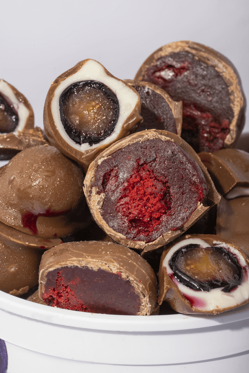 Tarrito de Pícolos Redvelvet con Arándanos