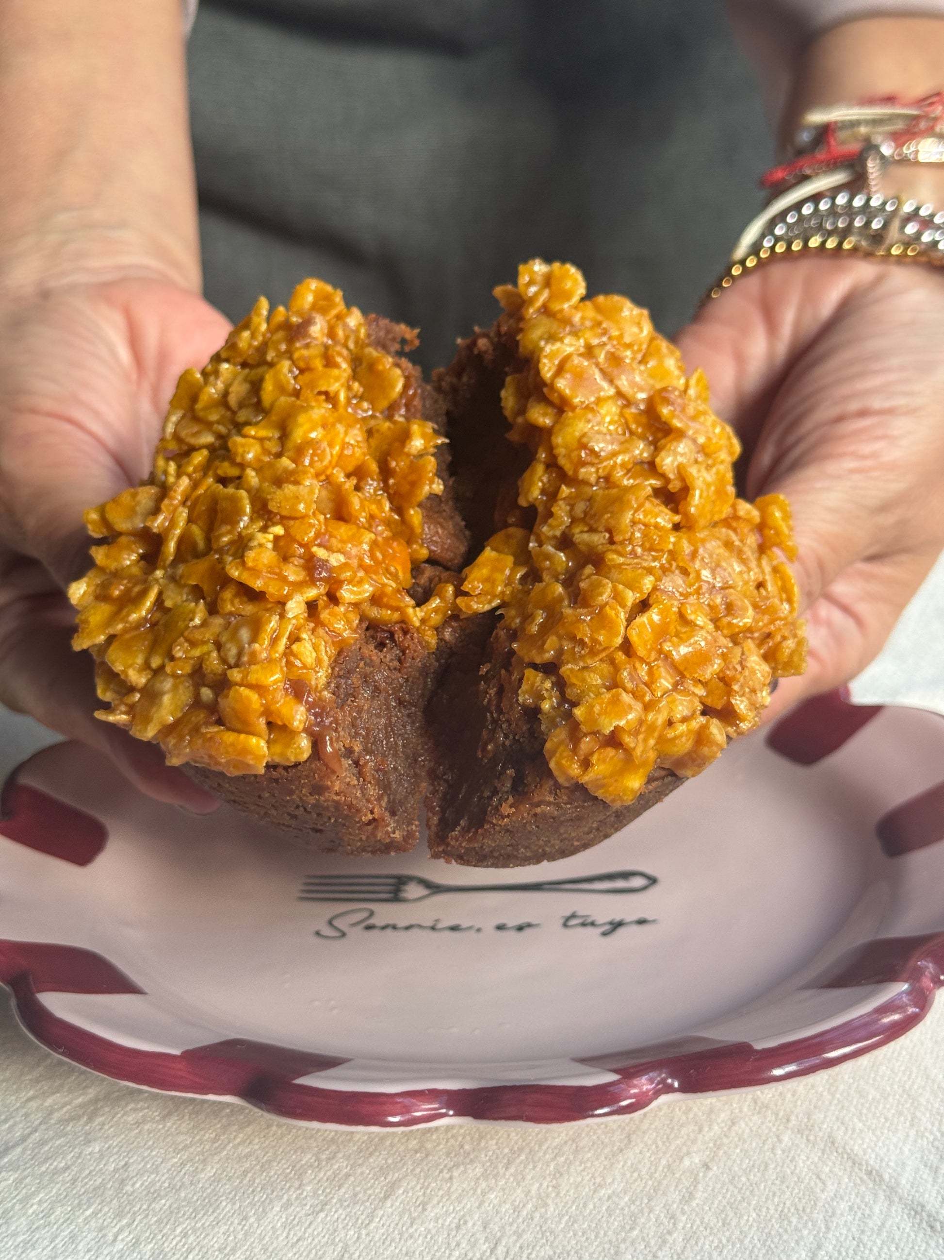 Brownie de Caramelo Crocante