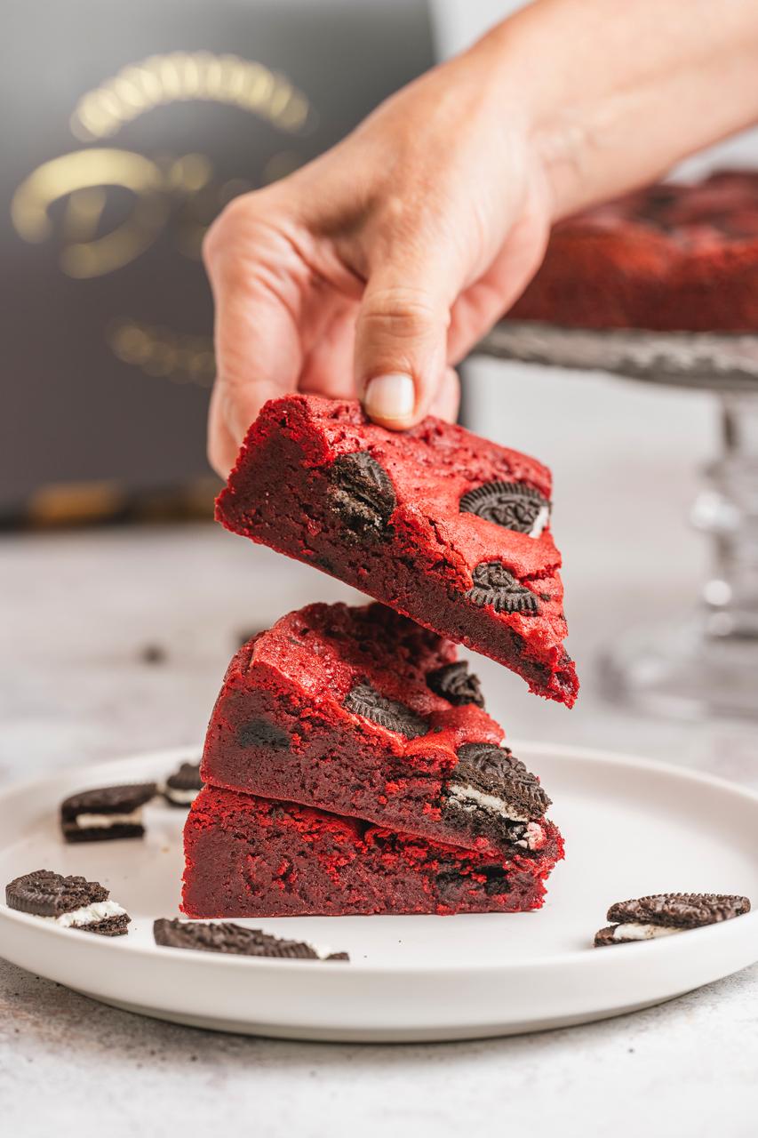 Brownie Redvelvet con oreo