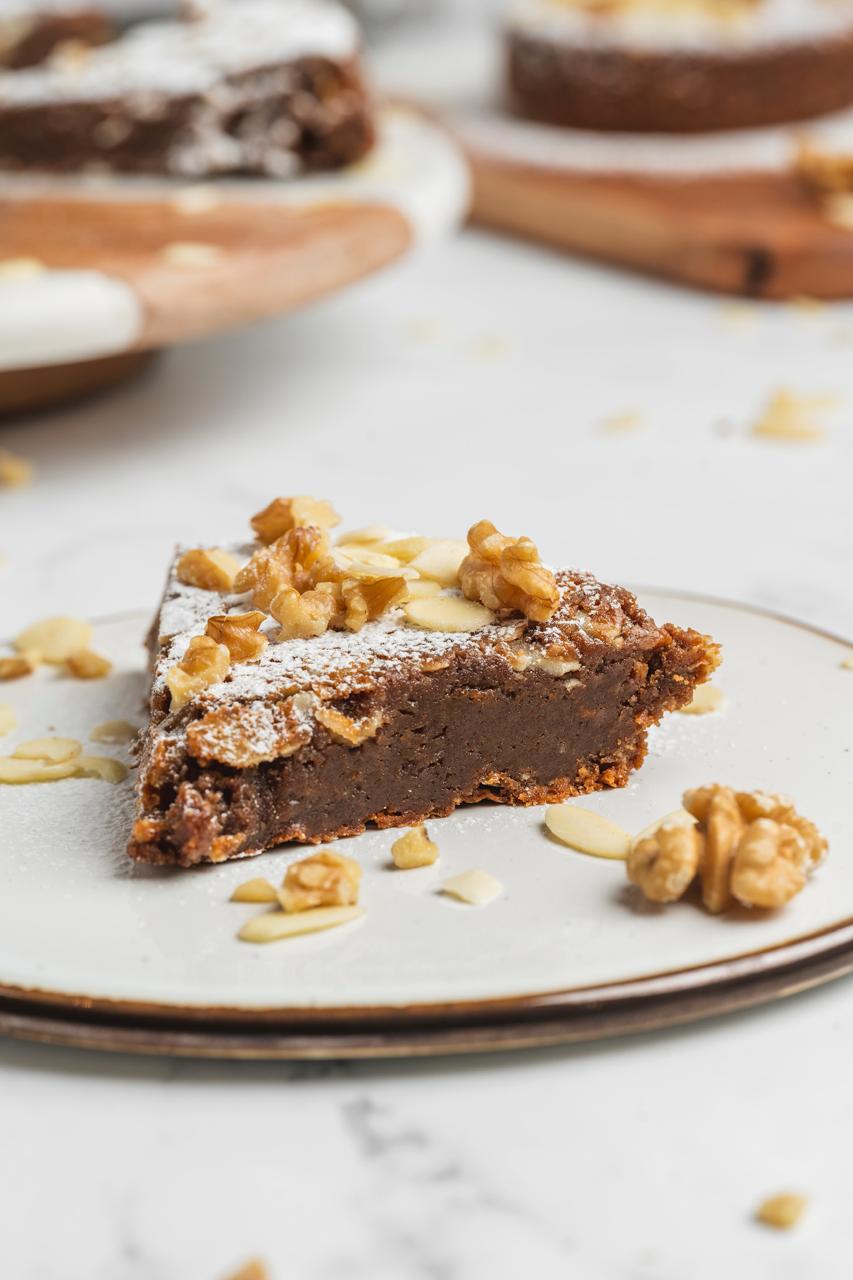 Torta de Brownie Praline