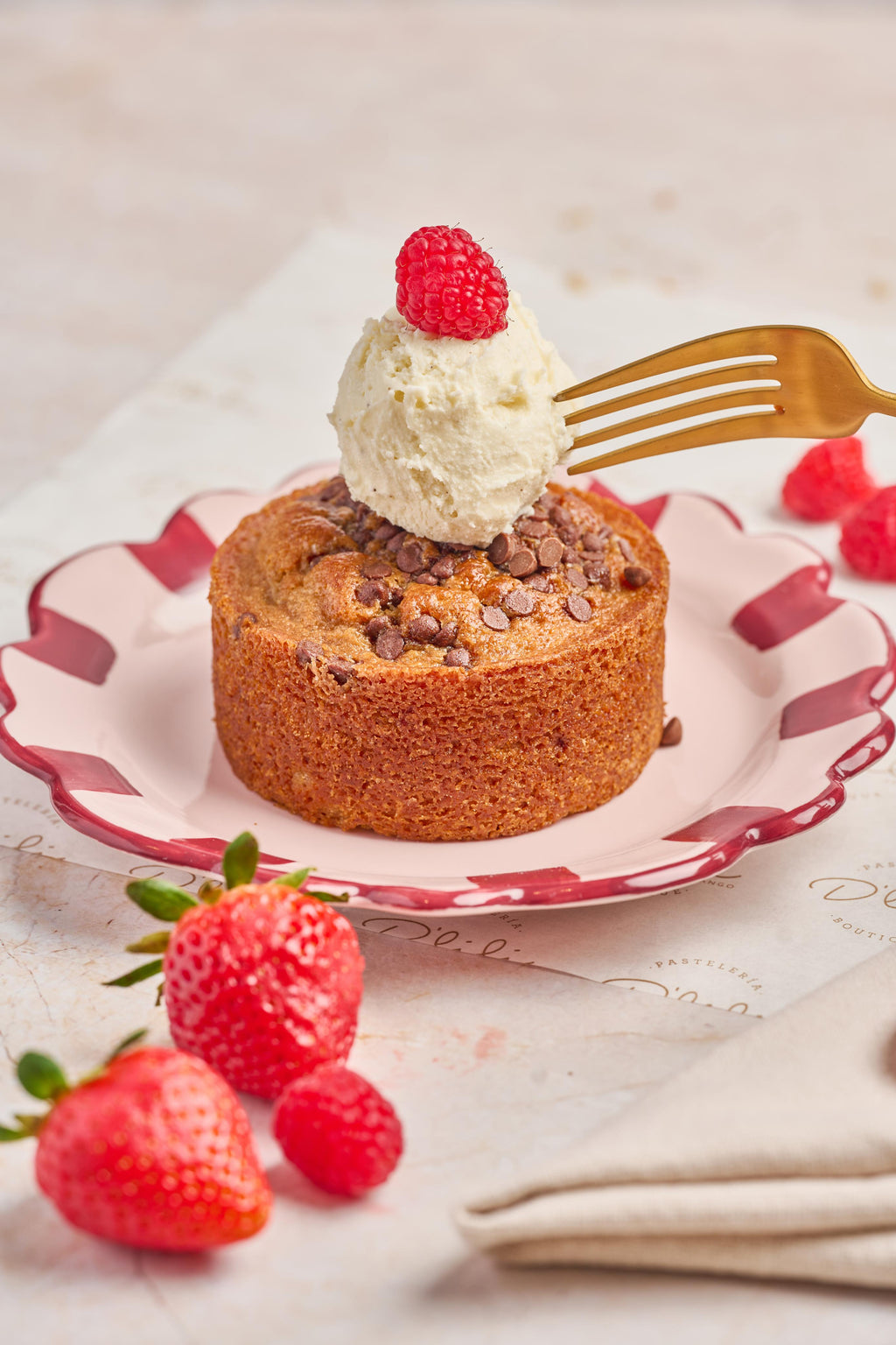 Torta de Banano con Chips de Chocolate Semi-Amargo