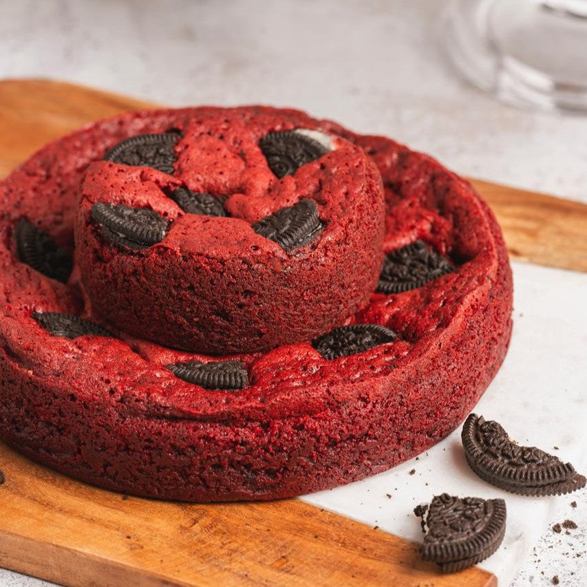 Brownie Redvelvet con oreo