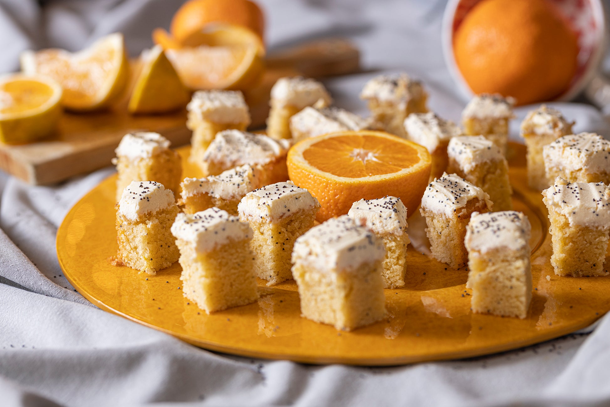 Torta de Naranja con Amapola