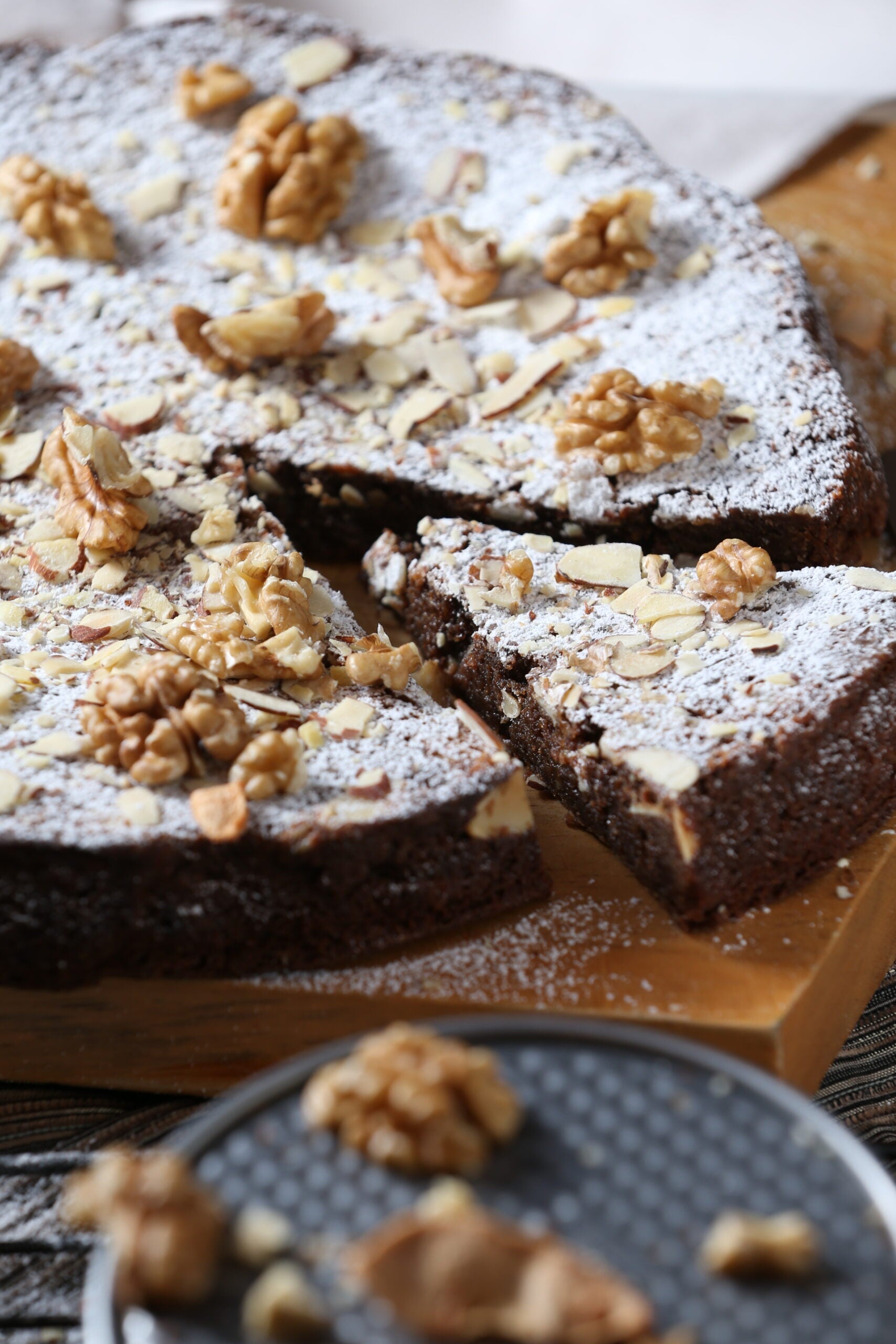 Torta de Brownie Praline