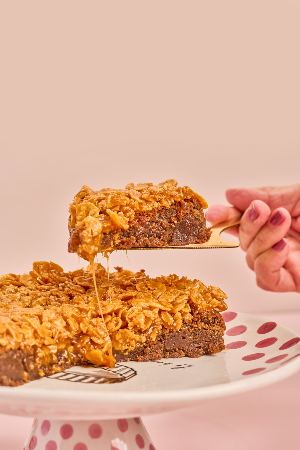 Brownie de Caramelo Crocante