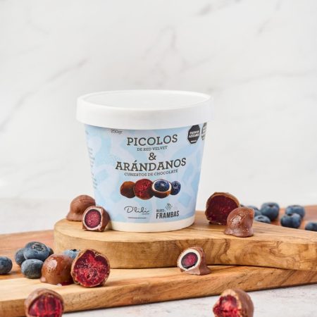 Tarrito de Pícolos Redvelvet con Arándanos